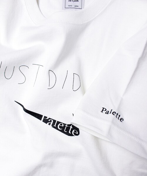 Palette TOKYO(パレットトーキョー)の「JUST DID IT TEE(WHITE)(Tシャツ/カットソー・メンズ・WHITE・S/M/L/XL)」の4枚目の写真