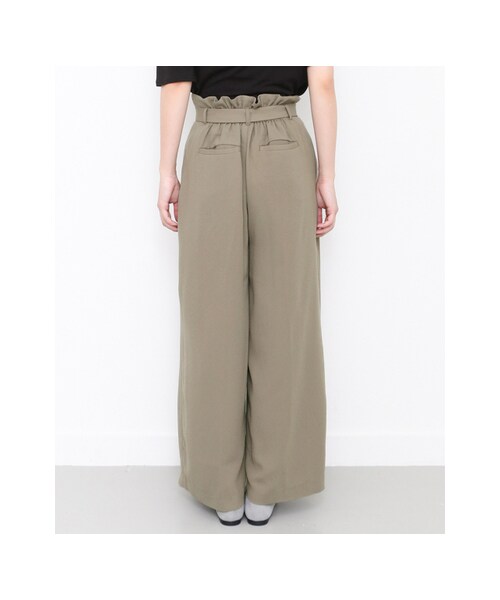 KBF(ケイビーエフ)の「KBF+ ウエストベルトボリュームパンツ(パンツ・レディース・D.PURPLE/BROWNBEIGE/D.NAVY・one)」の12枚目の写真