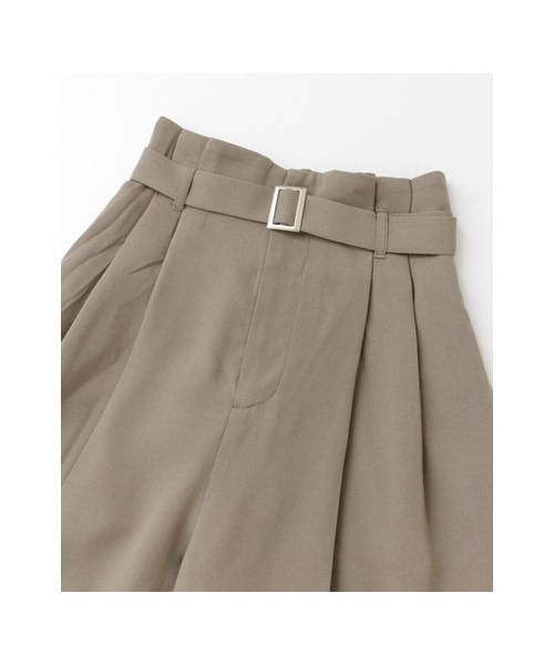 KBF(ケイビーエフ)の「KBF+ ウエストベルトボリュームパンツ(パンツ・レディース・D.PURPLE/BROWNBEIGE/D.NAVY・one)」の13枚目の写真