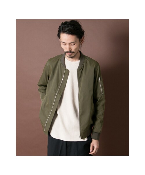 URBAN RESEARCH(アーバンリサーチ)の「【予約】MA-1(ジャケット/アウター・メンズ・KHAKI/BLACK/NAVY/INDIGO・M/L)」の7枚目の写真