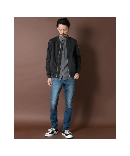 URBAN RESEARCH(アーバンリサーチ)の「【予約】MA-1(ジャケット/アウター・メンズ・KHAKI/BLACK/NAVY/INDIGO・M/L)」の10枚目の写真