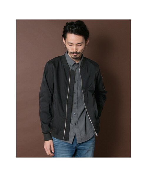 URBAN RESEARCH(アーバンリサーチ)の「【予約】MA-1(ジャケット/アウター・メンズ・KHAKI/BLACK/NAVY/INDIGO・M/L)」の9枚目の写真