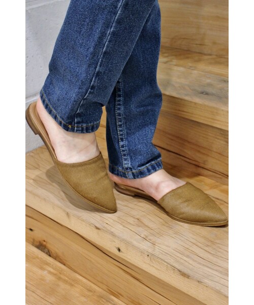 plage（プラージュ）の「PLAGE HARAKO MULE◆（シューズ・ブラック/ホワイト/ベージュ・36/37/38）」の3枚目の写真