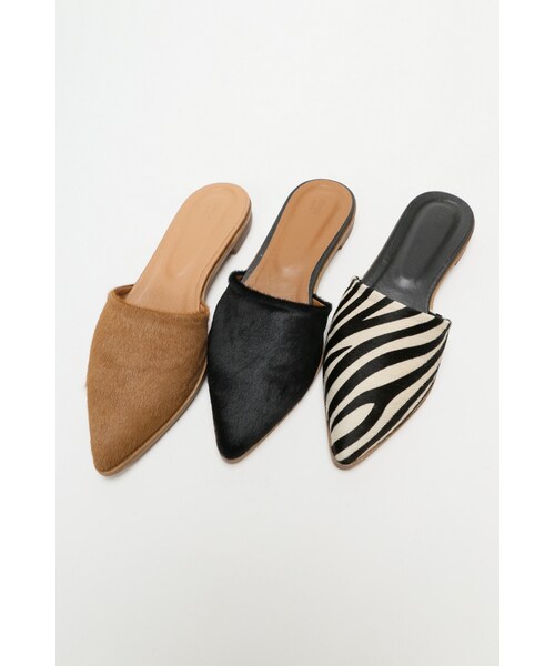 plage（プラージュ）の「PLAGE HARAKO MULE◆（シューズ・ブラック/ホワイト/ベージュ・36/37/38）」の17枚目の写真