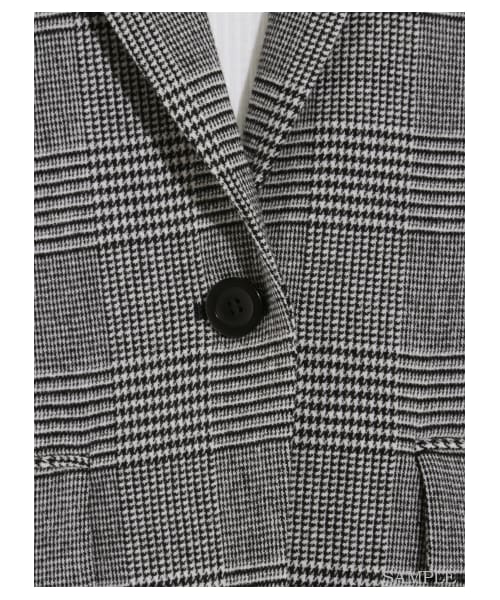 Mila Owen（ミラオーウェン）の「チェックスーツセットアップジャケット（テーラードジャケット・レディース・CHECK・0/1）」の10枚目の写真