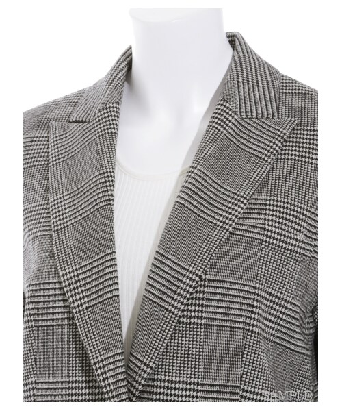 Mila Owen（ミラオーウェン）の「チェックスーツセットアップジャケット（テーラードジャケット・レディース・CHECK・0/1）」の6枚目の写真