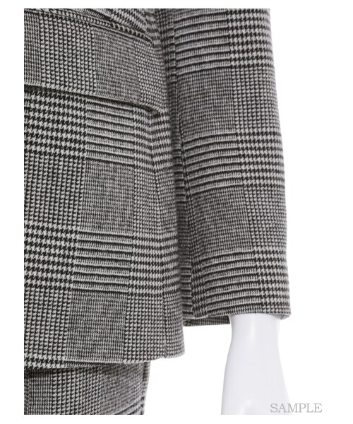 Mila Owen（ミラオーウェン）の「チェックスーツセットアップジャケット（テーラードジャケット・レディース・CHECK・0/1）」の11枚目の写真