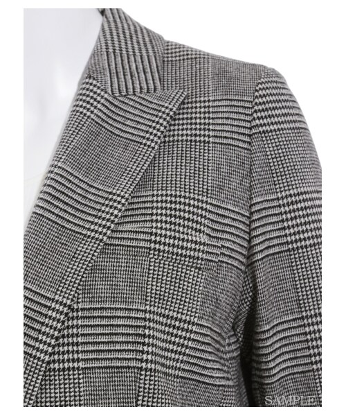 Mila Owen（ミラオーウェン）の「チェックスーツセットアップジャケット（テーラードジャケット・レディース・CHECK・0/1）」の7枚目の写真