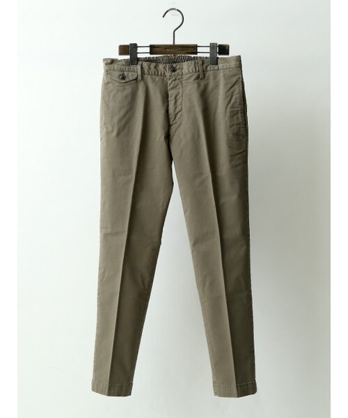 ABAHOUSE(アバハウス)の「オーバーダイシャーリングパンツ(パンツ・メンズ・カーキ/ネイビー・44/46/48/50)」の2枚目の写真