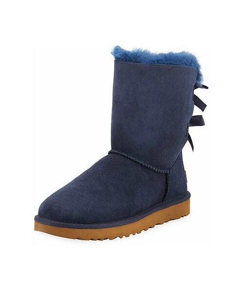 UGG（アグ）の「UGG Bailey Bow II Boot（ブーツ・レディース・Gray/Brown/Blue/Black・7B/37EU/6B/36EU/8B/38EU/9B/39EU/11B/41EU/10B/40EU/12B/42EU/5B/35EU）」の4枚目の写真