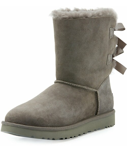 UGG（アグ）の「UGG Bailey Bow II Boot（ブーツ・レディース・Gray/Brown/Blue/Black・7B/37EU/6B/36EU/8B/38EU/9B/39EU/11B/41EU/10B/40EU/12B/42EU/5B/35EU）」の9枚目の写真