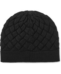 帽子 BOTTEGA VENETA Ribbed Cashmere Beanie BOTTEGA VENETA（ボッテガヴェネタ）の「Bottega Veneta Intrecciato