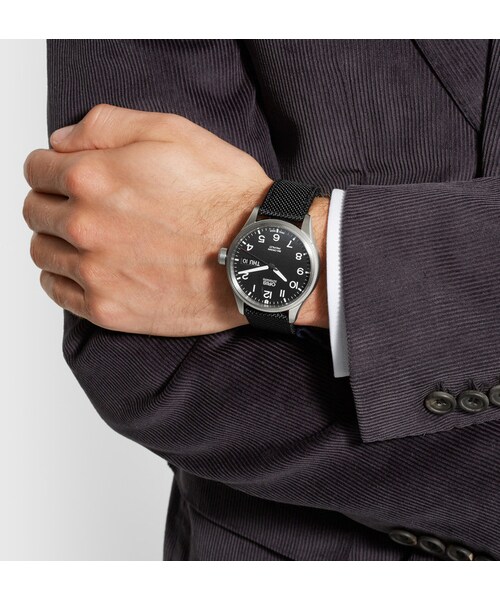 ORIS(オリス)の「Oris Big Crown ProPilot Day-Date Stainless Steel and Canvas Watch(アナログ腕時計・メンズ・Black・One size)」の5枚目の写真