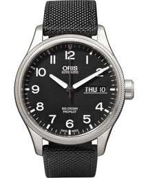 ORIS | Oris Big Crown ProPilot Day-Date Stainless Steel and Canvas Watch(アナログ腕時計)