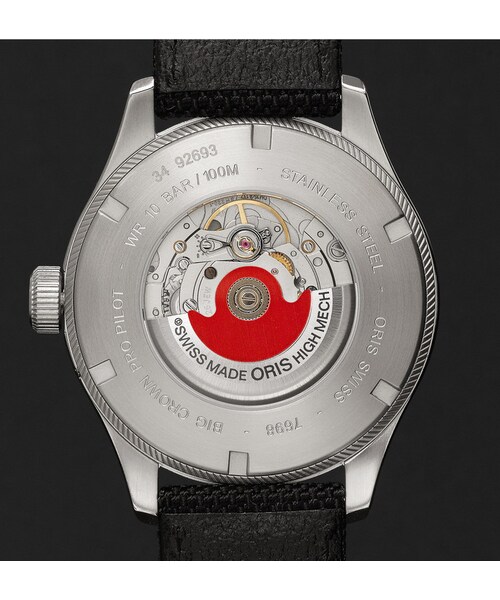 ORIS(オリス)の「Oris Big Crown ProPilot Day-Date Stainless Steel and Canvas Watch(アナログ腕時計・メンズ・Black・One size)」の7枚目の写真