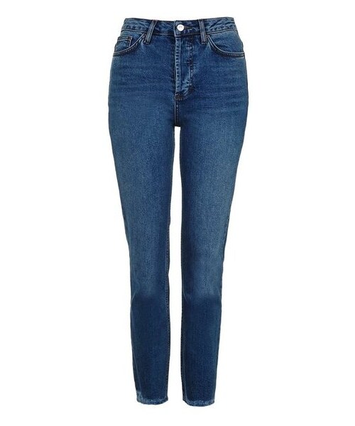 TOPSHOP（トップショップ）の「Topshop Raw Hem Straight Leg Jeans（デニムパンツ・レディース・Blue・Regular 25 x 30/Regular 26 x 30/Regular 28 x 30/Regular 30 x 30/Regular 32 x 30/Regular 34 x 30）」の4枚目の写真