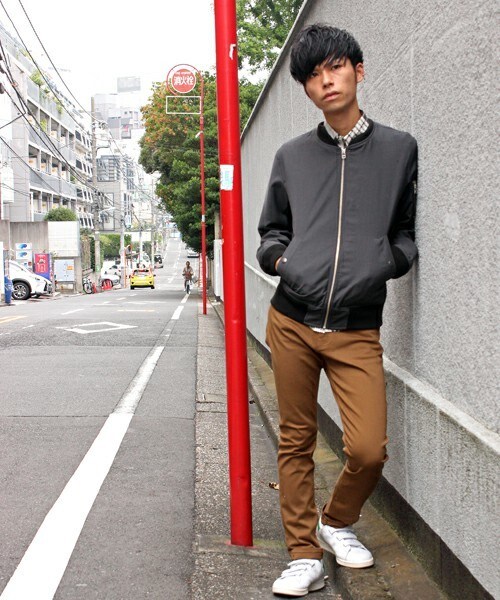 UNION STATION（ユニオンステーション）の「【2016-17AW商品】MA-1　ライトブルゾン（ミリタリージャケット・メンズ・ブラック/グレー/カーキ・S/M/L/LL）」の16枚目の写真