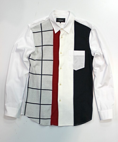UNION STATION（ユニオンステーション）の「【2016-17AW商品】CRAZY PATTERN SHIRT/クレイジー パターン シャツ（シャツ/ブラウス・メンズ・ホワイト系その他/マルチ/その他/ストライプ/チェック・S/M/L/LL）」の5枚目の写真