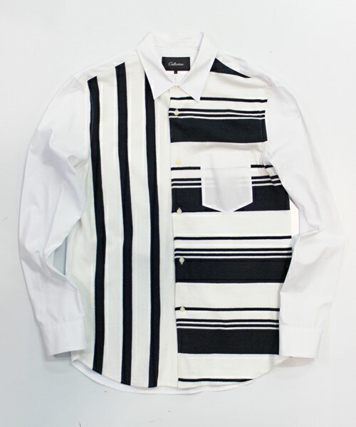 UNION STATION（ユニオンステーション）の「【2016-17AW商品】CRAZY PATTERN SHIRT/クレイジー パターン シャツ（シャツ/ブラウス・メンズ・ホワイト系その他/マルチ/その他/ストライプ/チェック・S/M/L/LL）」の6枚目の写真