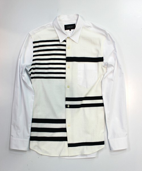UNION STATION（ユニオンステーション）の「【2016-17AW商品】CRAZY PATTERN SHIRT/クレイジー パターン シャツ（シャツ/ブラウス・メンズ・ホワイト系その他/マルチ/その他/ストライプ/チェック・S/M/L/LL）」の2枚目の写真