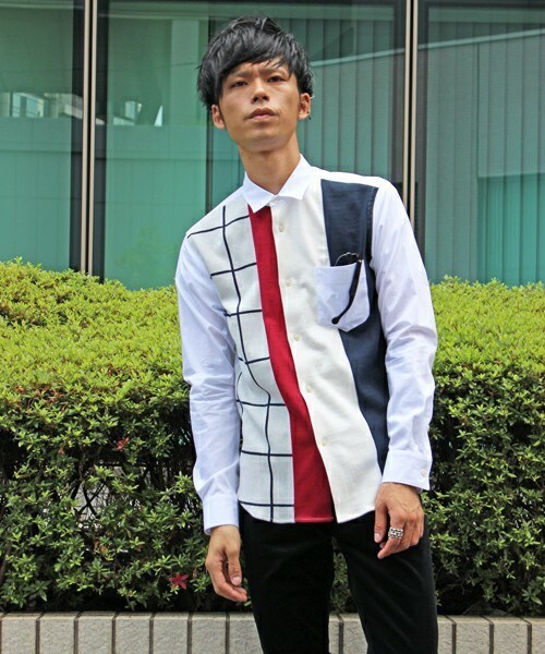 UNION STATION（ユニオンステーション）の「【2016-17AW商品】CRAZY PATTERN SHIRT/クレイジー パターン シャツ（シャツ/ブラウス・メンズ・ホワイト系その他/マルチ/その他/ストライプ/チェック・S/M/L/LL）」の13枚目の写真