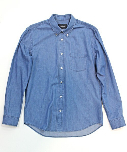 UNION STATION（ユニオンステーション）の「【2016-17AW商品】CHAMBRAY STANDARD BUTTON DOWN SHIRT/デニムシャンブレーBDシャツ（シャツ/ブラウス・メンズ・ブルー/ネイビー・S/M/L/LL）」の2枚目の写真
