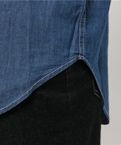 Bou Jeloud（ブージュルード）の「デニムシャツ（シャツ/ブラウス・レディース・ブルー/インディゴブルー・36/38）」の9枚目の写真