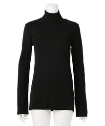 G.V.G.V. | RIBBED JERSEY BELL SLEEVE HIGH NECK TOP(トップス)