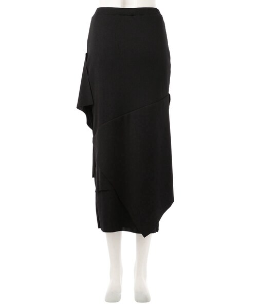 G.V.G.V.(ジーヴィージーヴィー)の「RIBBED JERSEY LAYERED SKIRT(スカート・レディース・BLACK/PINK/PURPLE・XS/S)」の7枚目の写真