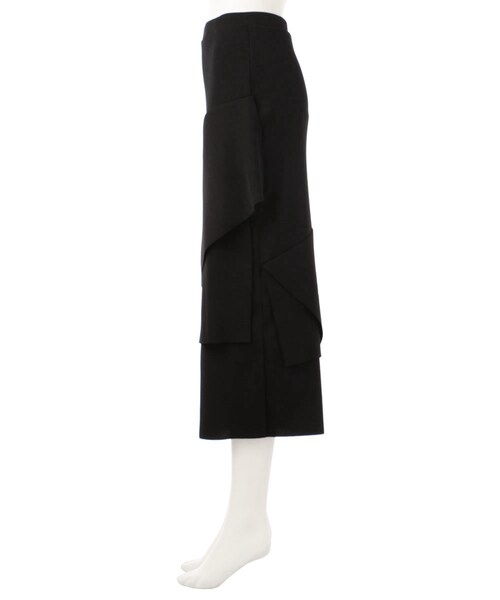 G.V.G.V.(ジーヴィージーヴィー)の「RIBBED JERSEY LAYERED SKIRT(スカート・レディース・BLACK/PINK/PURPLE・XS/S)」の5枚目の写真