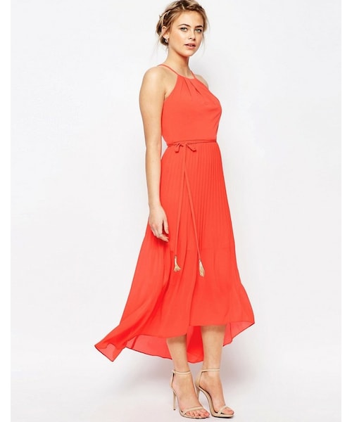 ax paris floral satin wrap dress