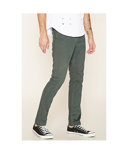 FOREVER 21(フォーエバー トゥエンティーワン)の「スリムフィットデニム(21men_bottom_jeans・メンズ・BLACK/KHAKI/GREY/NAVY/BURGUNDY/GREEN/MUSTARD/BROWN/BRICK/MAUVE/LIGHT BLUE/LIGHT GREEN・28/29/30/31/32/33/34)」の5枚目の写真