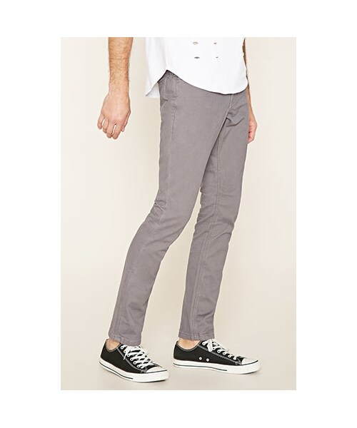 FOREVER 21(フォーエバー トゥエンティーワン)の「スリムフィットデニム(21men_bottom_jeans・メンズ・BLACK/KHAKI/GREY/NAVY/BURGUNDY/GREEN/MUSTARD/BROWN/BRICK/MAUVE/LIGHT BLUE/LIGHT GREEN・28/29/30/31/32/33/34)」の2枚目の写真