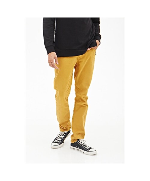 FOREVER 21(フォーエバー トゥエンティーワン)の「スリムフィットデニム(21men_bottom_jeans・メンズ・BLACK/KHAKI/GREY/NAVY/BURGUNDY/GREEN/MUSTARD/BROWN/BRICK/MAUVE/LIGHT BLUE/LIGHT GREEN・28/29/30/31/32/33/34)」の8枚目の写真