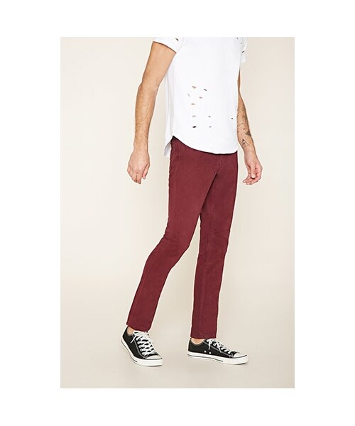 FOREVER 21(フォーエバー トゥエンティーワン)の「スリムフィットデニム(21men_bottom_jeans・メンズ・BLACK/KHAKI/GREY/NAVY/BURGUNDY/GREEN/MUSTARD/BROWN/BRICK/MAUVE/LIGHT BLUE/LIGHT GREEN・28/29/30/31/32/33/34)」の10枚目の写真