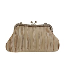 no brand | 【selection】プリーツビジューパーティバッグチェーンバッグ(クラッチバッグ)