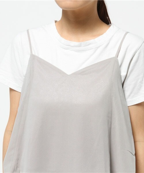 archives（アルシーヴ）の「ラメシフォンキャミ（シャツ/ブラウス・レディース・アイボリー/ブラック/グレー・MEDIUM）」の7枚目の写真