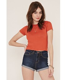FOREVER 21 | ストレッチクロップTシャツ(トップス)