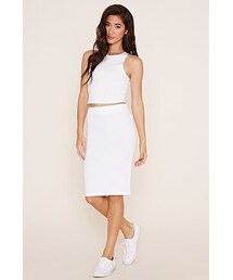 FOREVER 21 | コットンブレンドペンシルスカート(スカート)