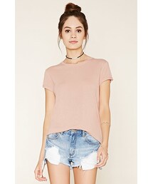 FOREVER 21 | カフスリーブTシャツ(トップス)