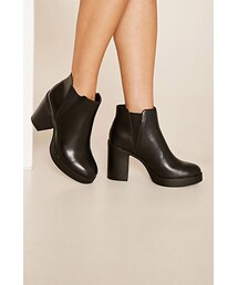 FOREVER 21 | プラットフォームチェルシーブーツ(シューズ)