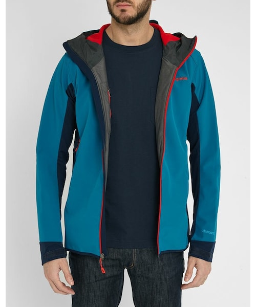 Patagonia(パタゴニア) ADZE JACKET patagonia（パタゴニア）の「Blue Two-Tone Adze Hybrid Softshell