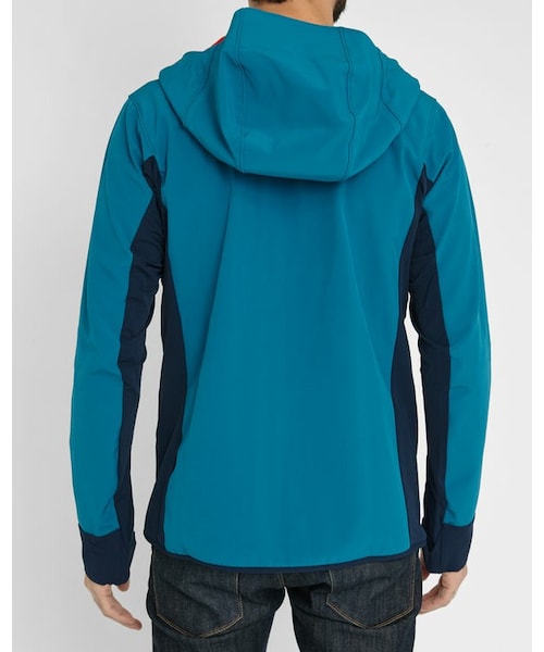 patagonia（パタゴニア）の「Blue Two-Tone Adze Hybrid Softshell