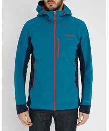 patagonia（パタゴニア）の「Blue Two-Tone Adze Hybrid Softshell