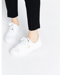 PUMA | Puma Basket Classic White Sneakers(スニーカー)