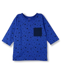 BRANSHES | 星柄プリント7分袖Tシャツ(Tシャツ/カットソー)