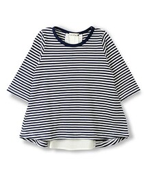 BRANSHES | 細ピッチボーダー7分袖Tシャツ(Tシャツ/カットソー)