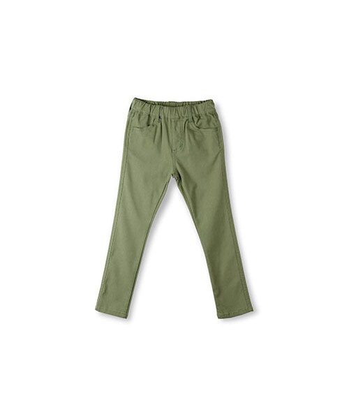BRANSHES（ブランシェス）の「プレミアムストレッチロングパンツ（その他パンツ・キッズ・オフホワイト/カーキグリーン/ブラック/ピンク・80～150/80～130）」の3枚目の写真