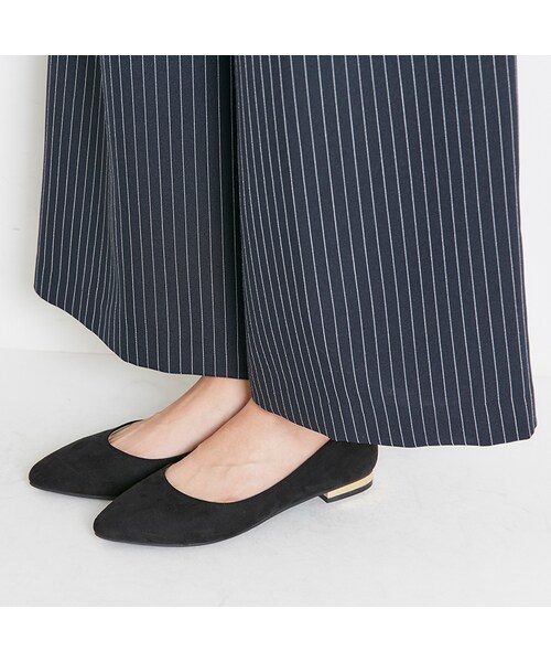 ORiental TRaffic（オリエンタルトラフィック）の「ポインテッドフラットパンプス（その他・レディース・ブラック/カーキ/レッド・34/35/36/37/38/39/40/42）」の11枚目の写真