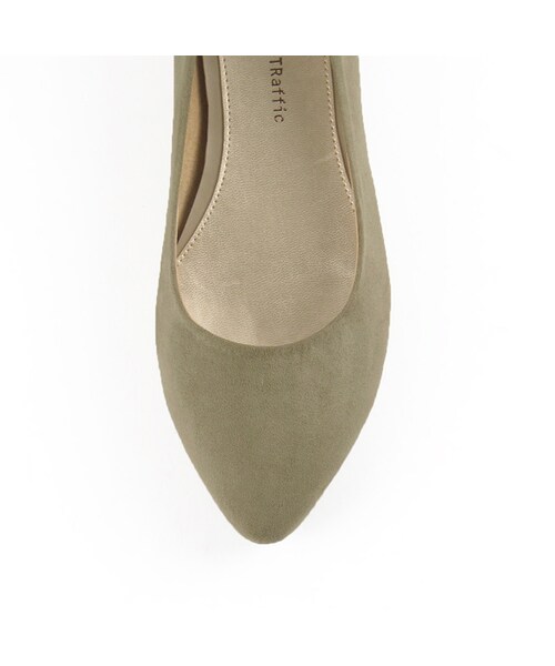 ORiental TRaffic（オリエンタルトラフィック）の「ポインテッドフラットパンプス（その他・レディース・ブラック/カーキ/レッド・34/35/36/37/38/39/40/42）」の7枚目の写真